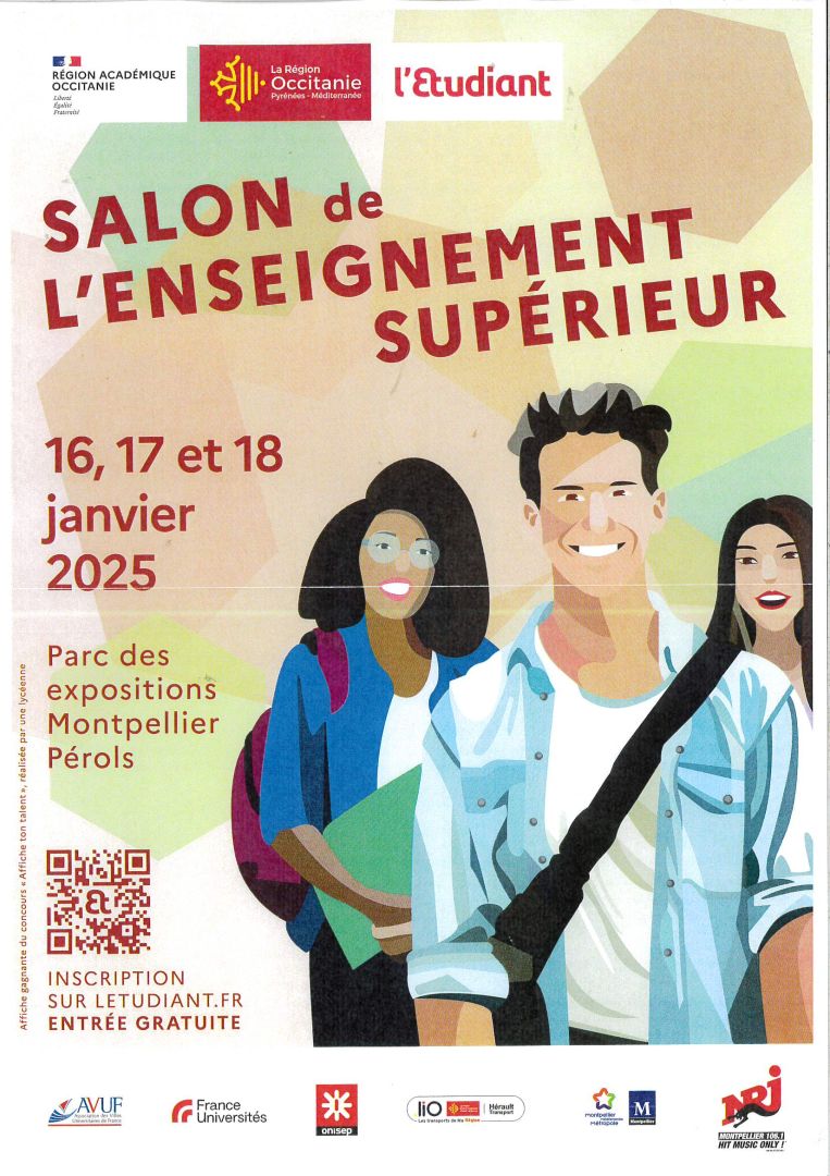 affiche salon de l'enseignement supérieur