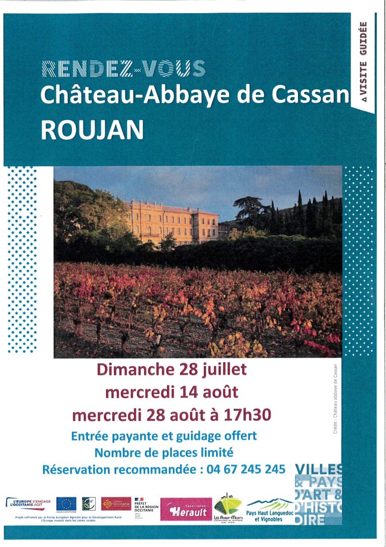 château abbaye de Cassan