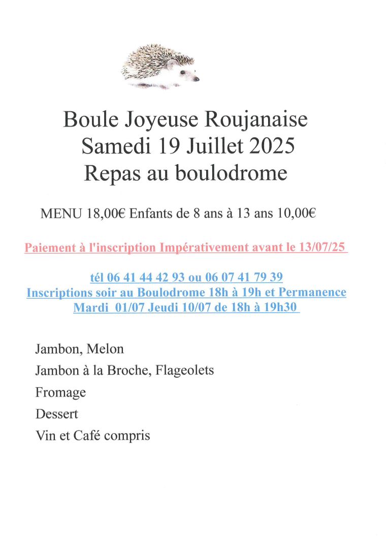 repas boule joyeuse