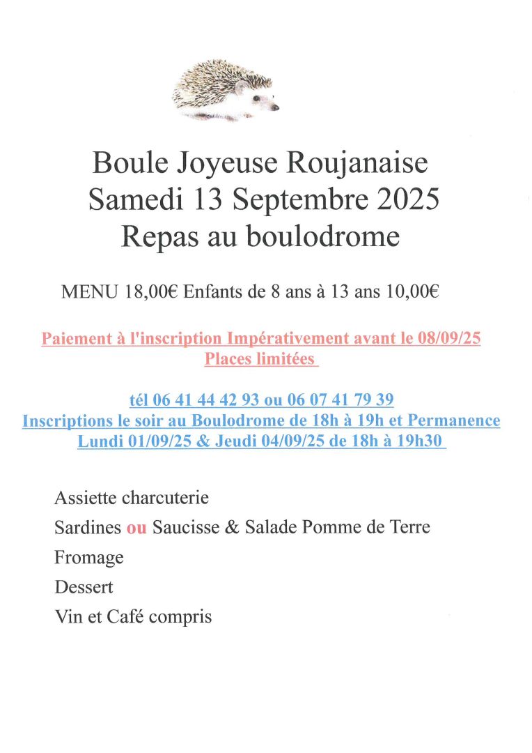 repas boule joyeuse